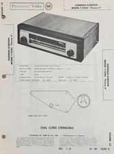 SAMS PHOTOFACT SERVICE MANUAL 389-10 HARMAN-KARDON MODEL T-1040 THEME II