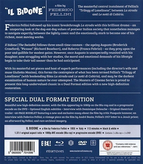 Il Bidone (Blu-ray/DVD, 2013, 2-Disc Set) for sale online | eBay