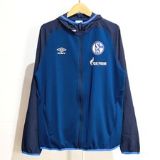 fc schalke 04 track rainjacket *size M* - Kapuzen regenjacke fc schalke 04