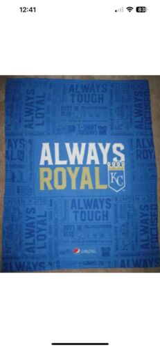 Kansas City Royals "Always Royal" Blanket, SGA New/Unopened Never Opened