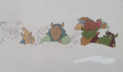The Adventures of Teddy Ruxpin QUELLOR M.A.V.O. Original Production Cel 1a