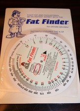 NEW VITAEROBICS PERCENT FAT CALORIES FINDER  CALCULATOR NUTRITION FACTS LABEL
