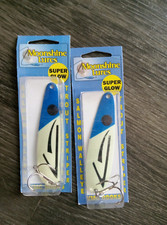2 Moonshine Lures ! Standard Size Spoon - USA MADE blue flounder