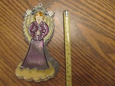 Purple Angel Suncatcher Sun Catcher Stained Glass-style window hanging