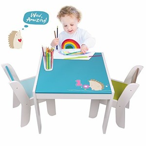 wooden activity tables