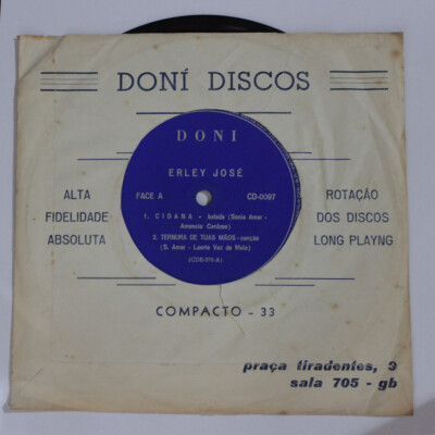 ERLEY JOSE / MARAI MAIA CIGANA / ALGUEM LHE DISSE BRAZIL SAMBA SOUL AFRO 7'' DONI