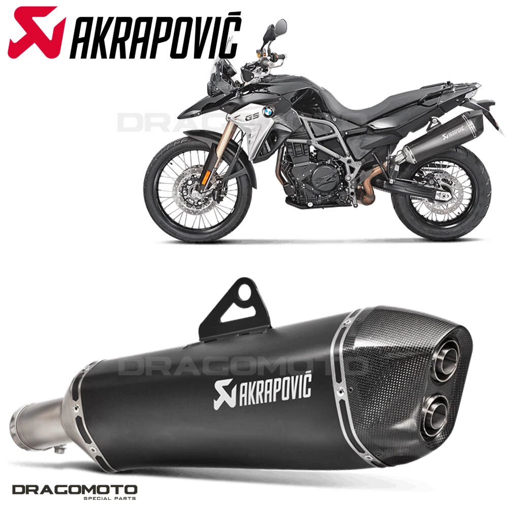 BMW F 700 / 800 GS 2017 Exhaust AKRAPOVIC Titanium Black S-B8SO6-HZAABL