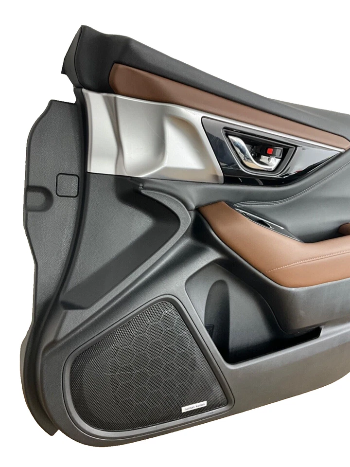 Panel de moldura de puerta delantera derecha Subaru Outback 2020 marrón negro S73512700 OEM Foto 4 de 4