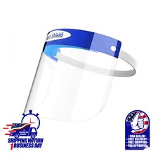 CLEAR FACE SHIELD: FULL FACE PROTECTION, ANTI-FOG, LIGHTWEIGHT
