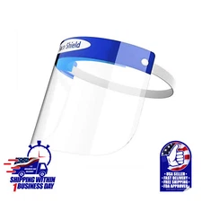 CLEAR FACE SHIELD: FULL FACE PROTECTION, ANTI-FOG, LIGHTWEIGHT