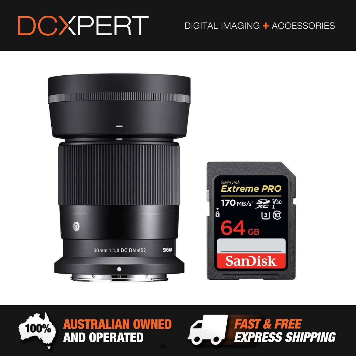 SIGMA 30MM DC DN CONTEMPORARY LENS FOR NIKON Z MOUNT