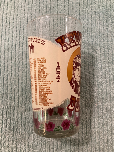 Vintage: 1977 Kentucky Derby Mint Julep Glass Souvenir © Harry M Stevens - Picture 4 of 8