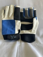 watersports 3/4 finger gloves, waterski, kayaking, sailing BLUE , SMALL