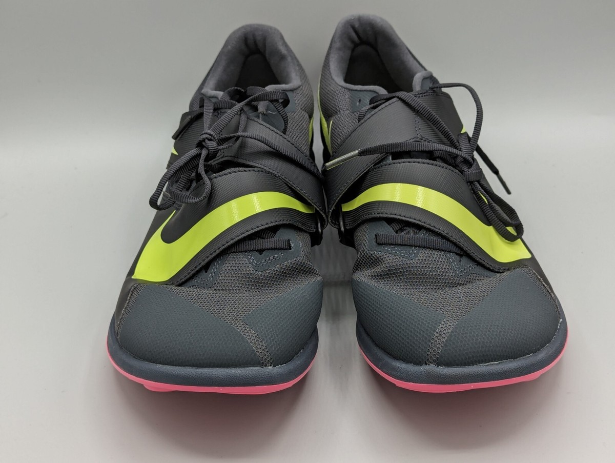 Nike Zoom Rival Mens Size 9 Track & Field Jump Spikes Black Volt Red DR2756-002 Nike Zoom Rival Mens Sz 10.5 Track & Field Jump Spikes Black  main image 4