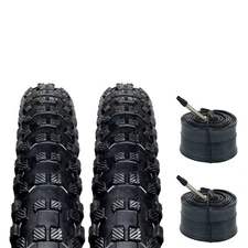 ZOL Bundle 2 Pack Z1221 Mtb Tires and Tube 29x2.10, Presta/French 48mm Valve