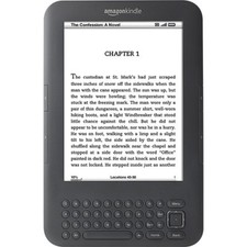 Amazon Kindle Keyboard 3rd Gen D00901 WiFi , Black,