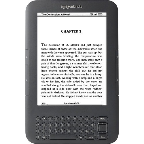 Amazon Kindle Keyboard 3rd Gen D00901 WiFi , Black, - Picture 1 of 10