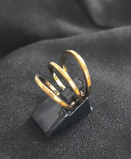 Silberring 925 Silber vergoldet  Triple Ring  925 TC AG  schönes Design