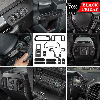Voodonala Silver Interior Dashboard Navigation GPS Cover Decorative Trim ABS Ford F-150 F150 2015 2016 2017 