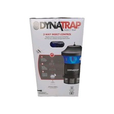 DynaTrap DT1775 Large Mosquito  Flying Insect Trap Protects 1 Acre - Black/Blue