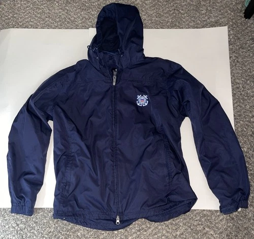 Vantage U.S. Coast Guard embroidered windbreaker/track jacket - product listing photo