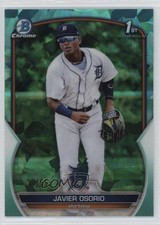 2023 Bowman Sapphire Chrome Prospects Aqua /55 Javier Osorio #BCP-4 11s9