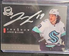 2022-23 Upper Deck the Cup - The Show Black Autographs Jared McCann #SB-JM (AU)