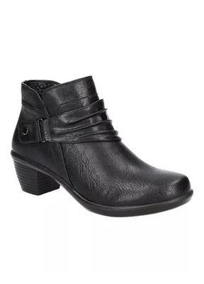 Botines Damita Easy Street para mujer negros mate imitación cuero talla 9,5 (precio de venta sugerido por el fabricante 70 USD) - Imagen 1 de 4