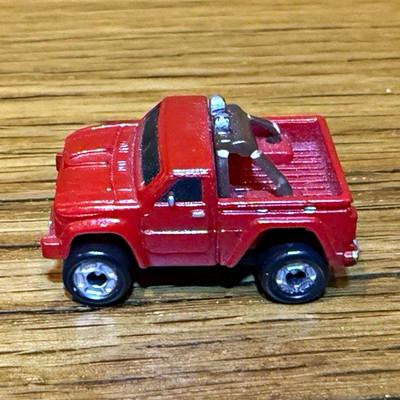 Vintage 1988 Funrise Datsun 4x4 Truck missing bumper damaged roll cage