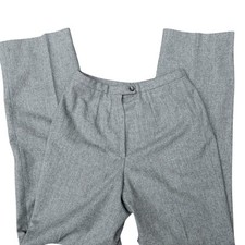 Vintage Pendleton 100 Virgin Wool Trouser Lined Dress Pant  S 28" Heather Grey