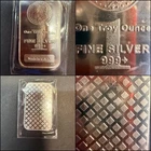 SILVER BAR    ONE TROY OUNCE   999+  MADE IN USA   MORGAN DOLLAR [40]
