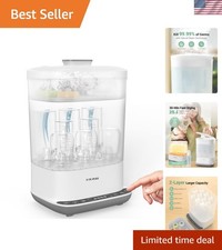 Bottle Sterilizer and Dryer, 6-in-1 Baby Bottle Sterilizer Esterilizador de B...