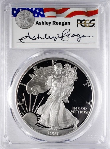 1997-P American Silver Eagle Proof — photo from another recent sale