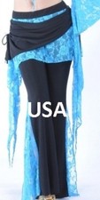 U.S.A. Belly Dance Pant Tribal Costume Quick Shipping