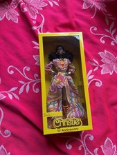55TH ANNIVERSARY CHRISTIE GOLD LABEL BARBIE SIGNATURE DOLL In Shipper HJX29