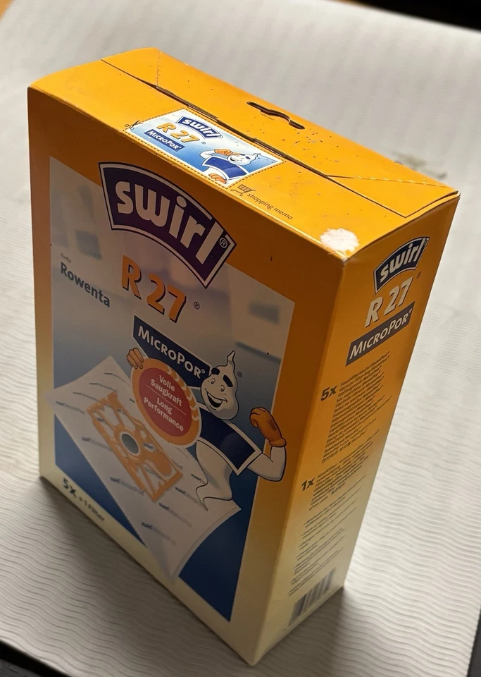 Swirl Staubsaugerbeutel R 27 für Rowenta Privileg