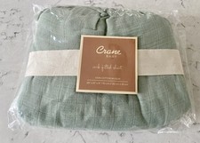 Crane Baby 100 Cotton Muslin Fitted Crib Mattress Sheet 28"x 52"x 8" NIP