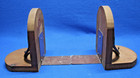 Vintage 1980s Western Rodeo Cowboy Lucky Horseshoe Bookends Odyssey Designs TX — photo 4