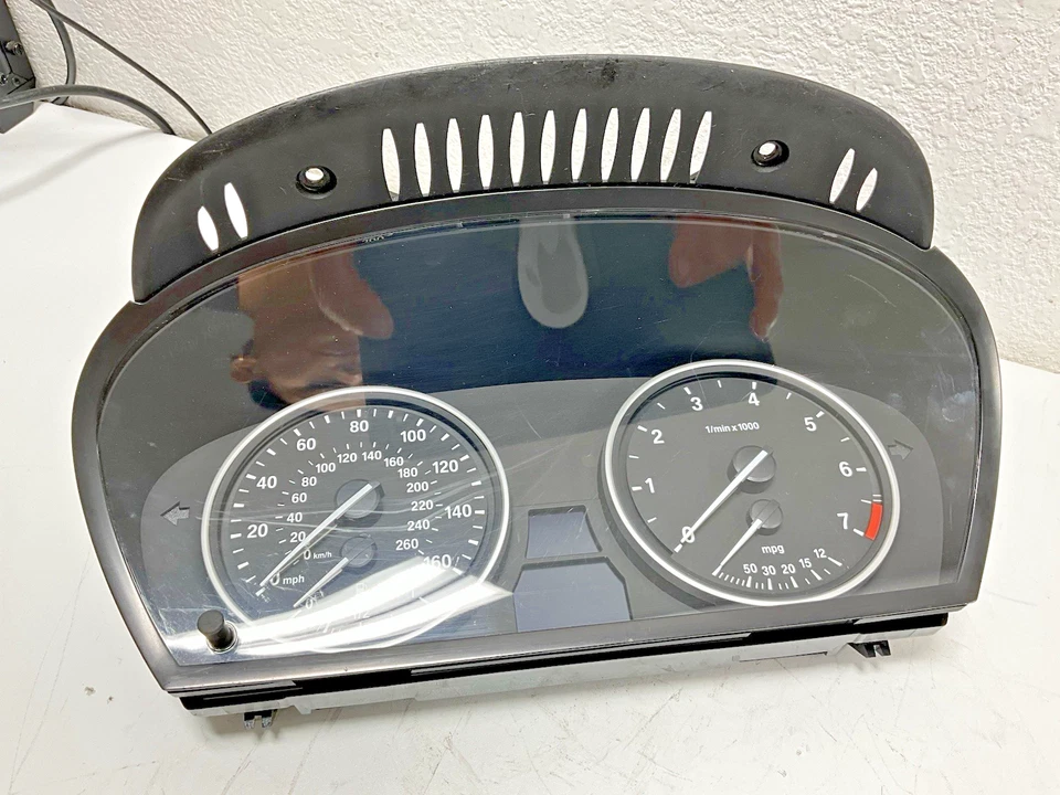 2009 BMW X5 medidor de painel de instrumentos velocímetro milhas desconhecidas A2C533222907 fabricante de equipamento original - Imagem 2 de 4