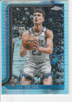 Tristan Da Silva 2025-26 Topps Chrome #173 Prism Refractor Orlando Magic