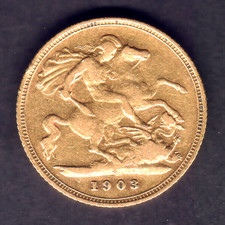 Australia.. 1903 Sydney - Half Sovereign.. Part Lustre - F+/aVF