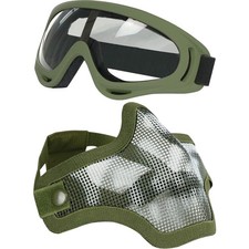 Airsoft Maske Schutzbrille Ballspiel Mesh Mas...