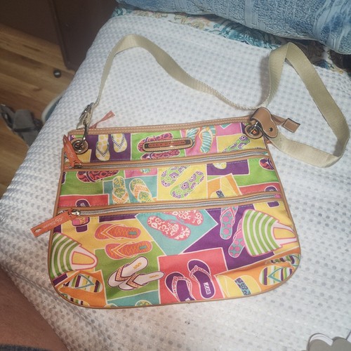 LILY BLOOM EUC BLOOM CANVAS CROSSBODY BAG