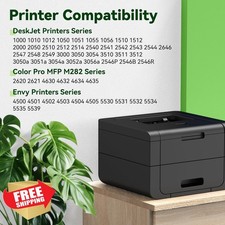 GoFlowmo 61XL Ink Black 2-Pack for HP Envy Deskjet OfficeJet Printers