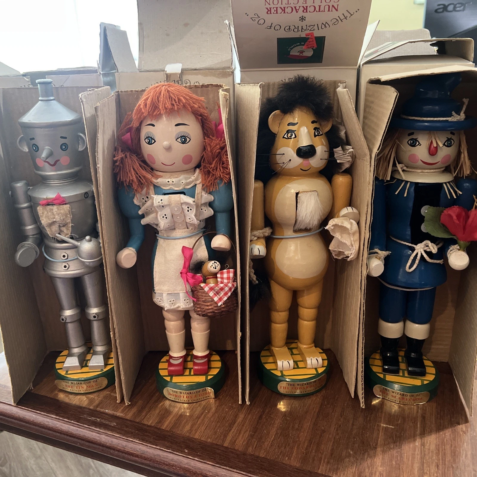 Vintage 90s The Wizard Of Oz Nutcracker Kurt Adler Dorothy Tinman Lion Scarecrow