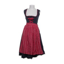 Almsach, Dirndl, Größe: 36, Blau/Pink/Weiß/Mehrfarbig, Baumwolle, Damen #L8l