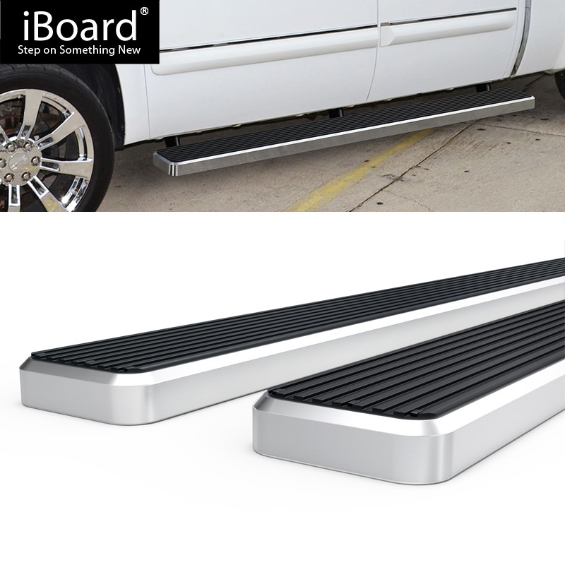 APS Polished Steel Step 6in Fit Chevy Silverado GMC Sierra Crew Cab 01 ...
