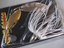 War Eagle Nickel Frame Double Willow Spinner Bait 1/2oz #01S White Silver New