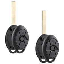 2 For 2005 2006 2007 Mini Cooper Uncut Key Blade Shell Case Pad LX8F2V