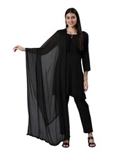 Chiffon Dupatta Scarf Lightweight Soft Sheer Long Head Wrap Solid All Season